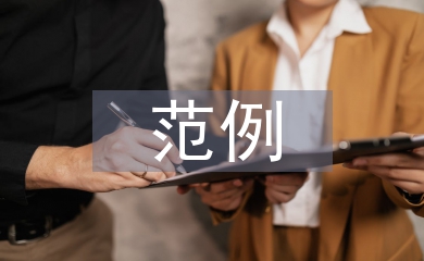 財(cái)務(wù)分析范例