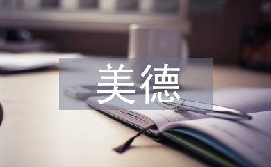 美德少年事跡材料高中